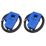 SazkJere 2Pcs SCT-013-000 100A 50mA Non-invasive Split Core Current Transformer Sensor SCT013