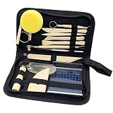 【Materiales de alta calidad】 El mango de madera hecho de acero inoxidable de alta calidad es ligero, suave y cómodo de sostener.