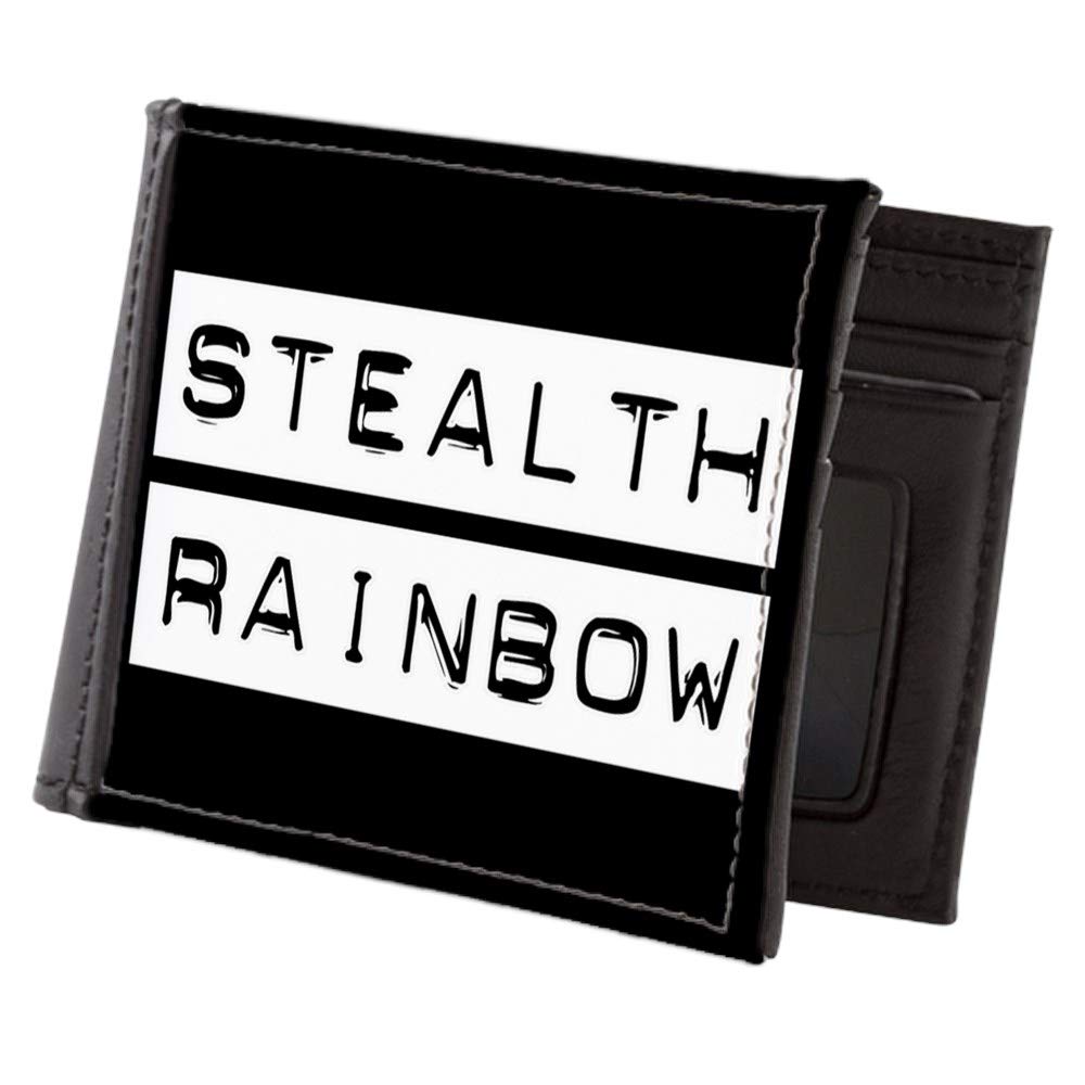 Royal Lion Men's Wallet Billfold Stealth Rainbow Gay Pride Flag