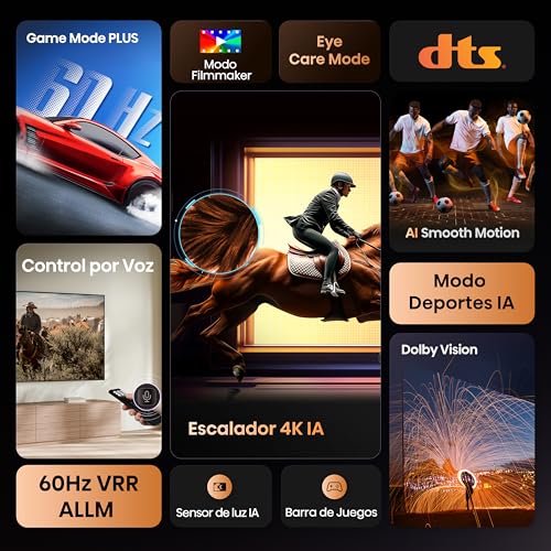 Variante de Hisense 55E63QT 55 pulgadas UHD 4K Smart TV Dolby Vision Escalador IA