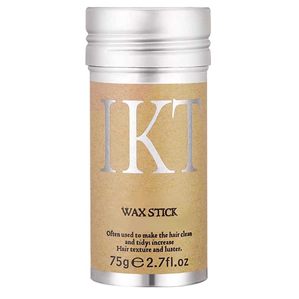 Bastone di cera per capelli, Stick per Finitura dei Capelli, Capelli Cera Stick, Stick cera per capelli professionale che modella i capelli spezzati gel acconciatura cera idratante per Unisex 75g