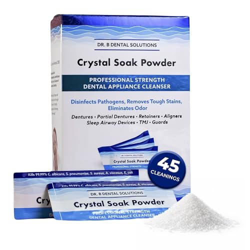 Dr. B Dental Solutions Powder Crystal Soak Cleanser