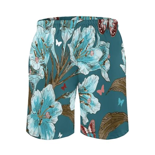 Shorts de bain homme grande taille confortable avec cordon - 6