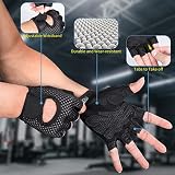 MELLIEX Fitness Handschuhe, Trainingshandschuhe Herren und Damen rutschfest Sporthandschuhe für Gewichtheben, Fahrrad, Gym, Krafttraining & Crossfit - S
