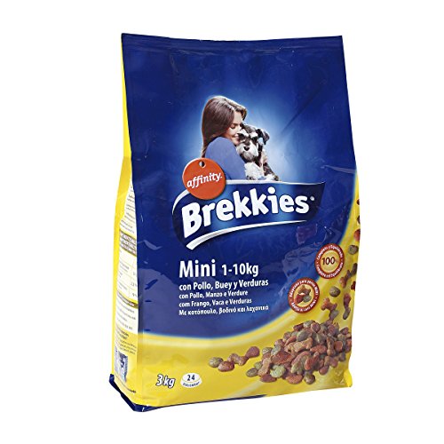 BREKKIES alimento para Perros Mini con Pollo y Verduras Bolsa