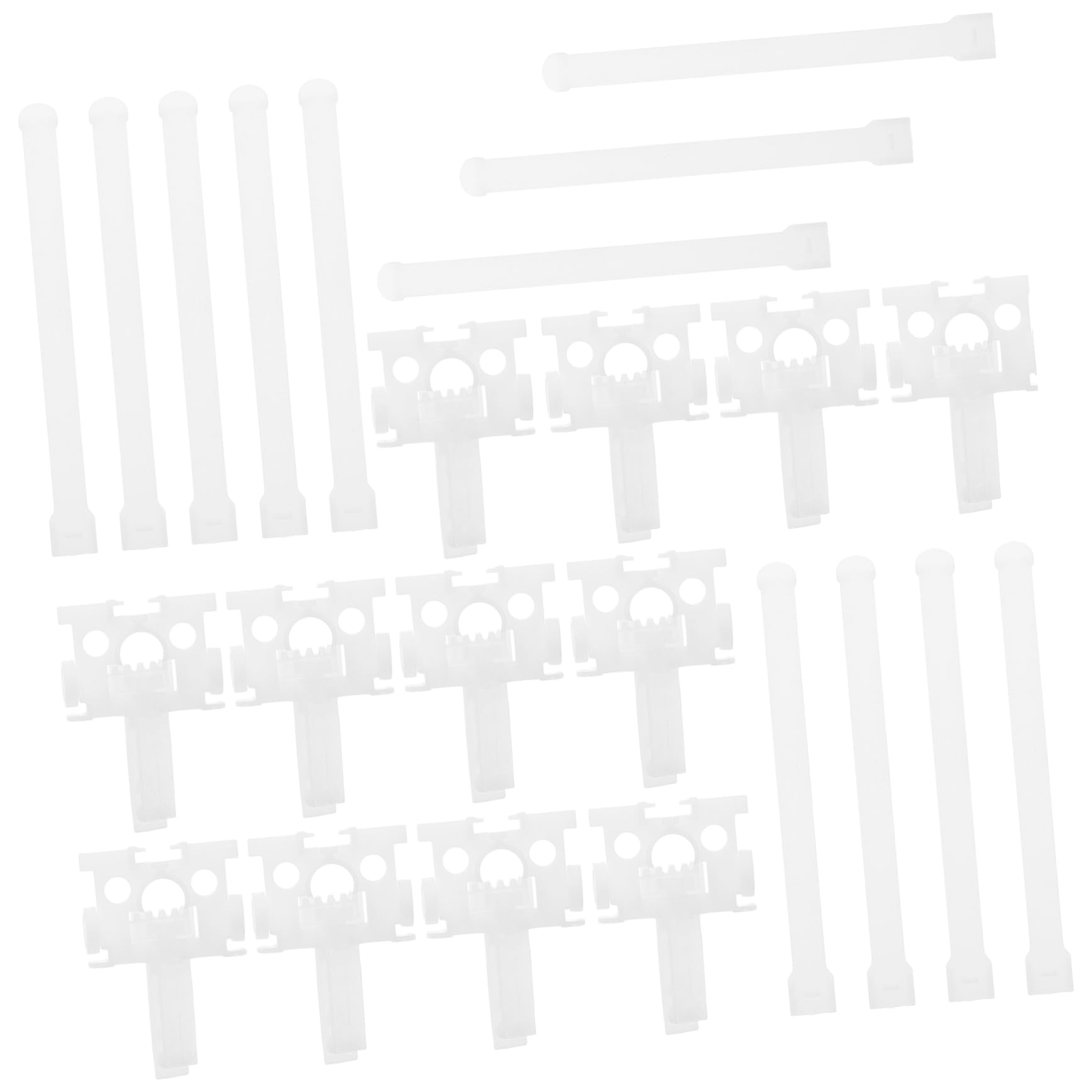 12Sets Vertical Blind Repair Kit Comprehensive Replacement Parts for Window Blinds Easy Installation Includes Carriers and Connectors Compatible with Various Curtain