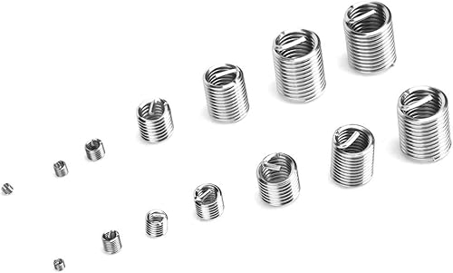 Miniatura 4 de YWBL-WH Kit surtido de tornillos de herramienta de reparación de rosca de alambre de acero inoxidable 140pcs con caja de plástico