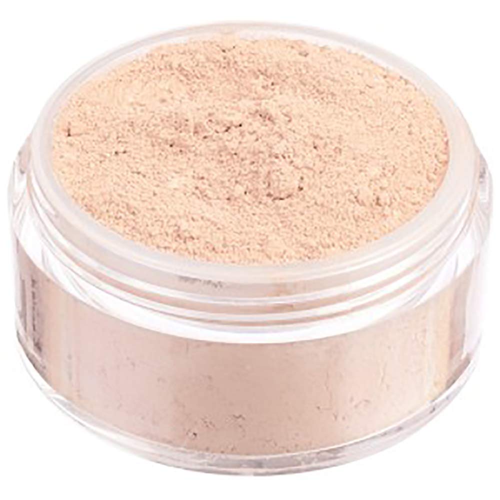 Neve Cosmetics High Coverage Mineral Foundation Powder Opaque, Suitable for Normal to Oily Skin Medium Warm
