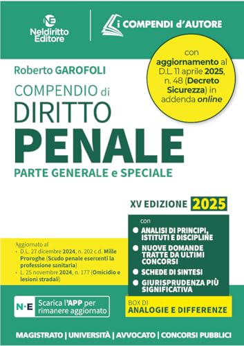 Compendio di diritto penale. Parte generale e speciale