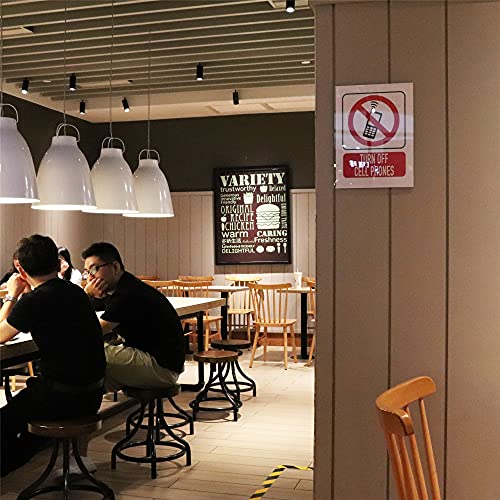 Beacozofu 8.5X11 Inch Wall Mount Acrylic Sign Holder, Clear Picture Display Frames For Paper Flyer, Poster, Office Document & Menu #TOP5