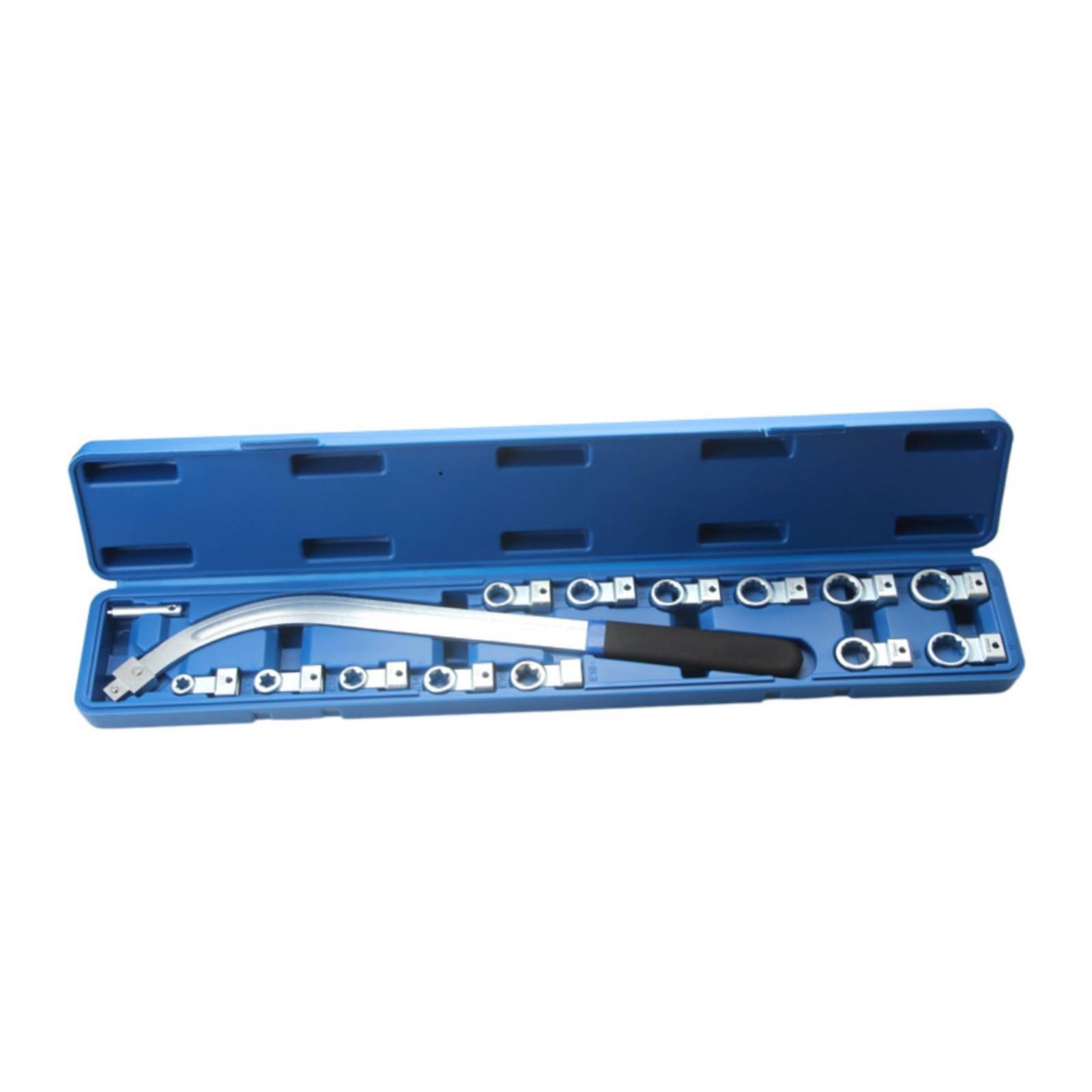 Harilla 15 Pezzi Chiave Tendicinghia Attrezzi Cinghia Motore Kit Combinazione Intercambiabile Profilo Basso Acciaio Cromo Vanadio con Valigetta Adatto per Garage Domestico Officina