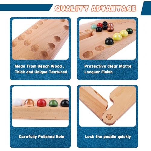 Jokers and Marbles Juego de Mesa de Madera para 2-8 Jugadores miniatura 2