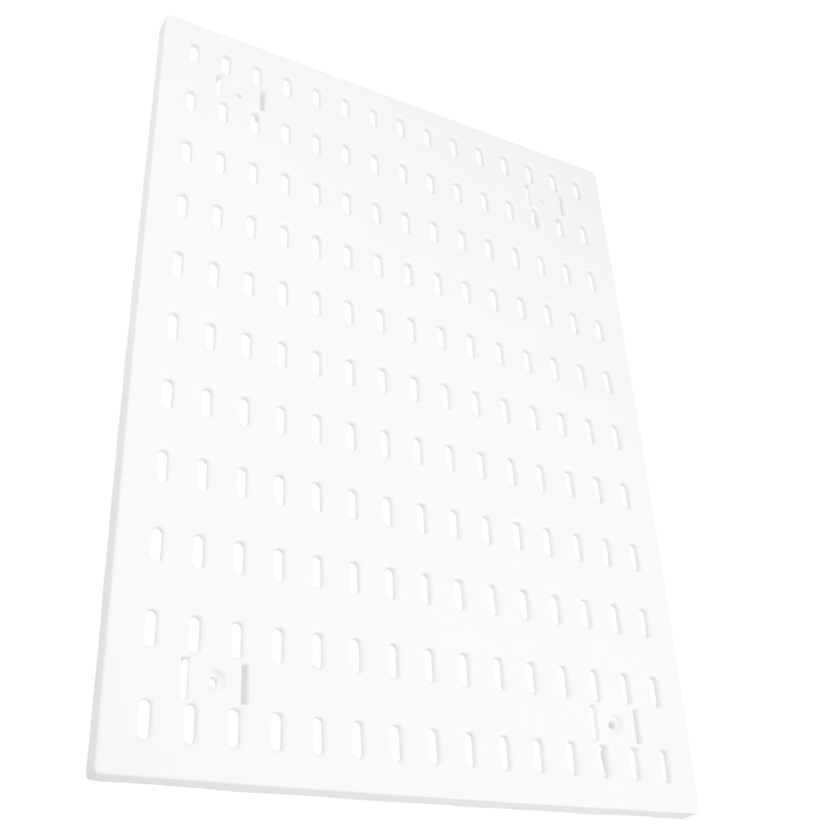 Ciieeo Large Wall Mount Pegboard Storage Rack Easy Install Punch Design for Home Office Organize Hats Bags Keys Crafts More Material