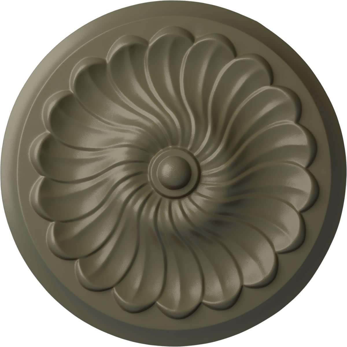 Ekena Millwork Flower Spiral Ceiling Medallion, NA