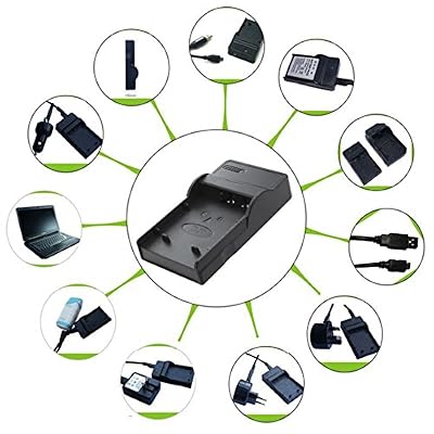 Battery Pack and USB Rapid Travel Charger for Sony Cybershot DSC-W310, DSC-W320, DSC-W330, DSC-W350, DSC-W360, DSC-W380, DSC-W390 Digital Camera