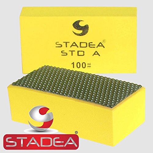 Diamond Hand Polishing Pads STADEA for Stone Concrete Granite Marble - Set of 7 Pcs