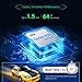 XTRONS Android 10.0 Car Stereo Radio GPS Navigator 10.1 Inch Touch Display Rotatable Face Panel Head Unit Supports Car Auto Play Bluetooth 5.0 WiFi Backup Camera DVR OBD TPMS