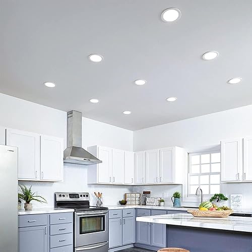 Miniatura 8 de KENESCALR PAR30 Bombillas LED de cuello largo, luz diurna de 5000 K, luz blanca regulable, halógeno de 12 W  75 W, base E26 de 1200 lm de 40 grados,