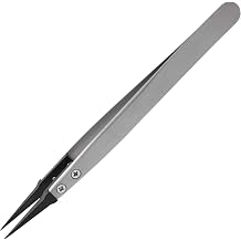 Engineer ESD Tweezers, Anti-Static Tweezers, Tapered Type, 5.1 inches 130 mm PTZ-45