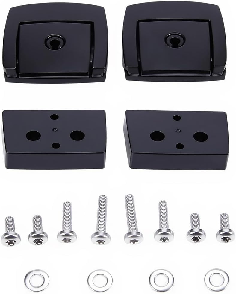 Locking Tour Pack Latch Kit With Keys Hardware, Tour Pack Trunk Lid Latches For Touring Trike Models 1993-2013, Secure Luggage Storage For Highway Riding And Daily Commutes​