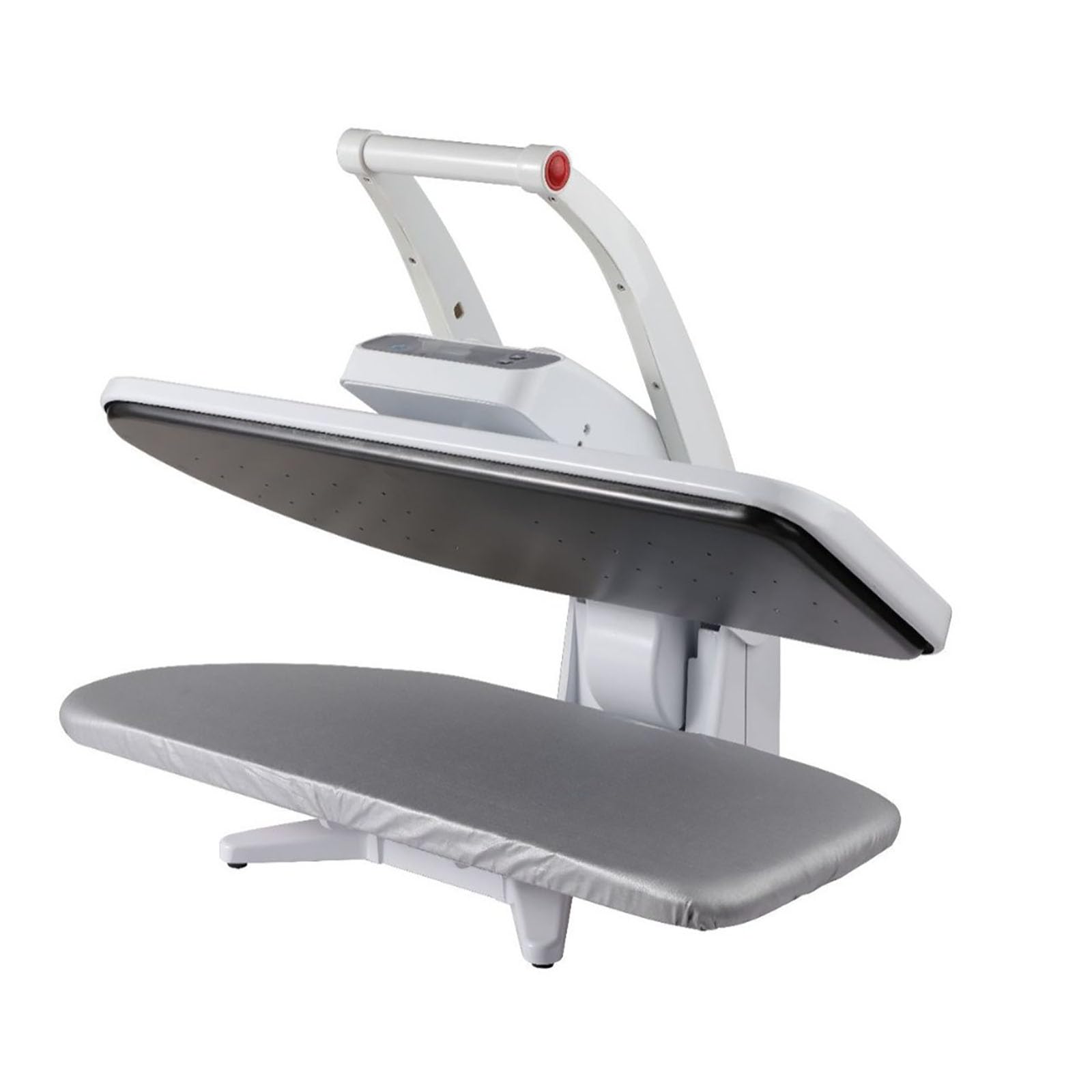 Prensa de vapor, plancha grande de 1400 W con tanque de agua de 300 ml, apagado automático, 5 ajustes de tela para el hogar y tienda de ropa