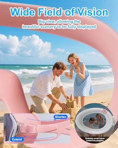 Image of Swim Goggles, Wide Angle Anti-fog and UV Leak Proof Goggles,Swimming Goggles for Adult Youth
