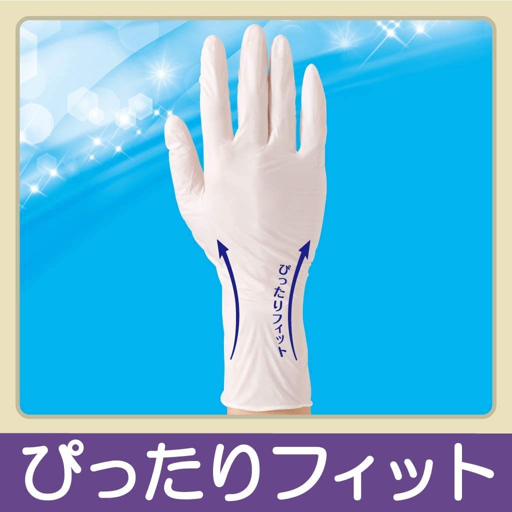 Amazon.co.jp: 使いきり手袋 ニトリルゴム 極うす手 Mサイズ ホワイト