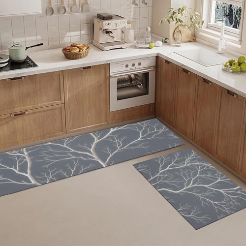 Alfombra de cocina lavable de 50x150 para pasillo y lavadero con base antideslizante 4