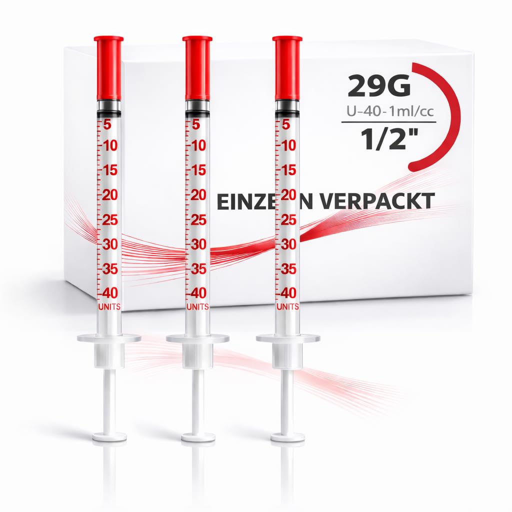 U40 1 ml Precision Dispensing Tubes 29 g x 1/2" (0.33 x 12.7 mm) for Animal Care Laboratory