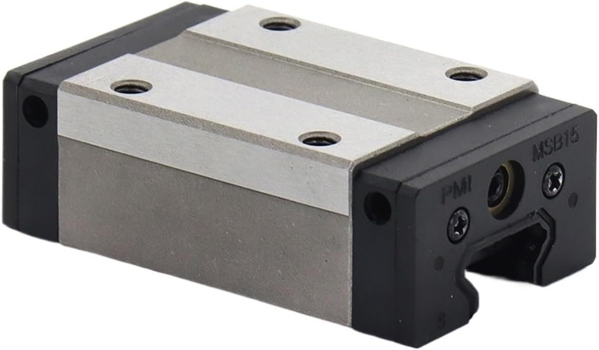 EKWQ-Linear Guide Rail Bearing seat Guide Rail MSB15S-N MSB20S-N Guide Slider Block Linear (Color : MSB20S-N)