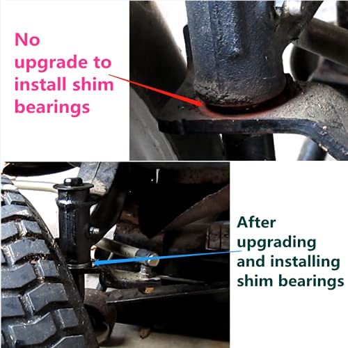 Miniatura 2 de DEEG Piezas de repuesto para cortacésped de montar a caballo Kit de rodamiento de rueda delantera compatible John Deere M123811 AM127304 M143338