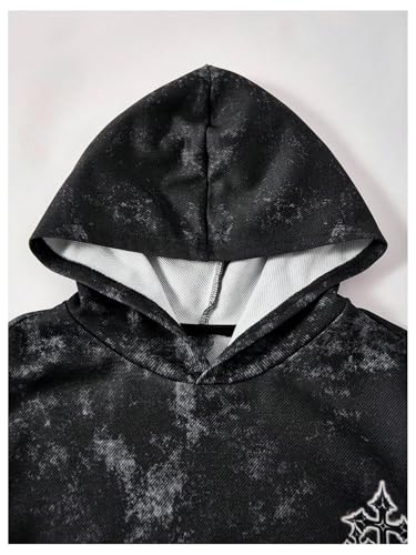 Boy's Y2K Graphic Hoodies Hooded Neck Long Sleeve Vintage Sweatshirts Pullover Streetwear3