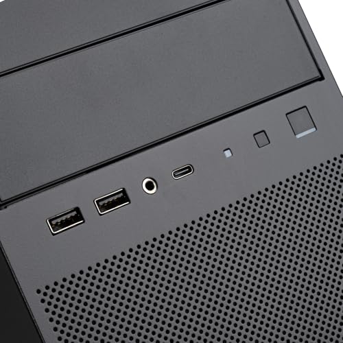 Image of Silverstone Technology FARA 314 All Metal Compact Micro-ATX Tower Chassis with Tremendous Storage Drive Compatibility, SST-FA314-B