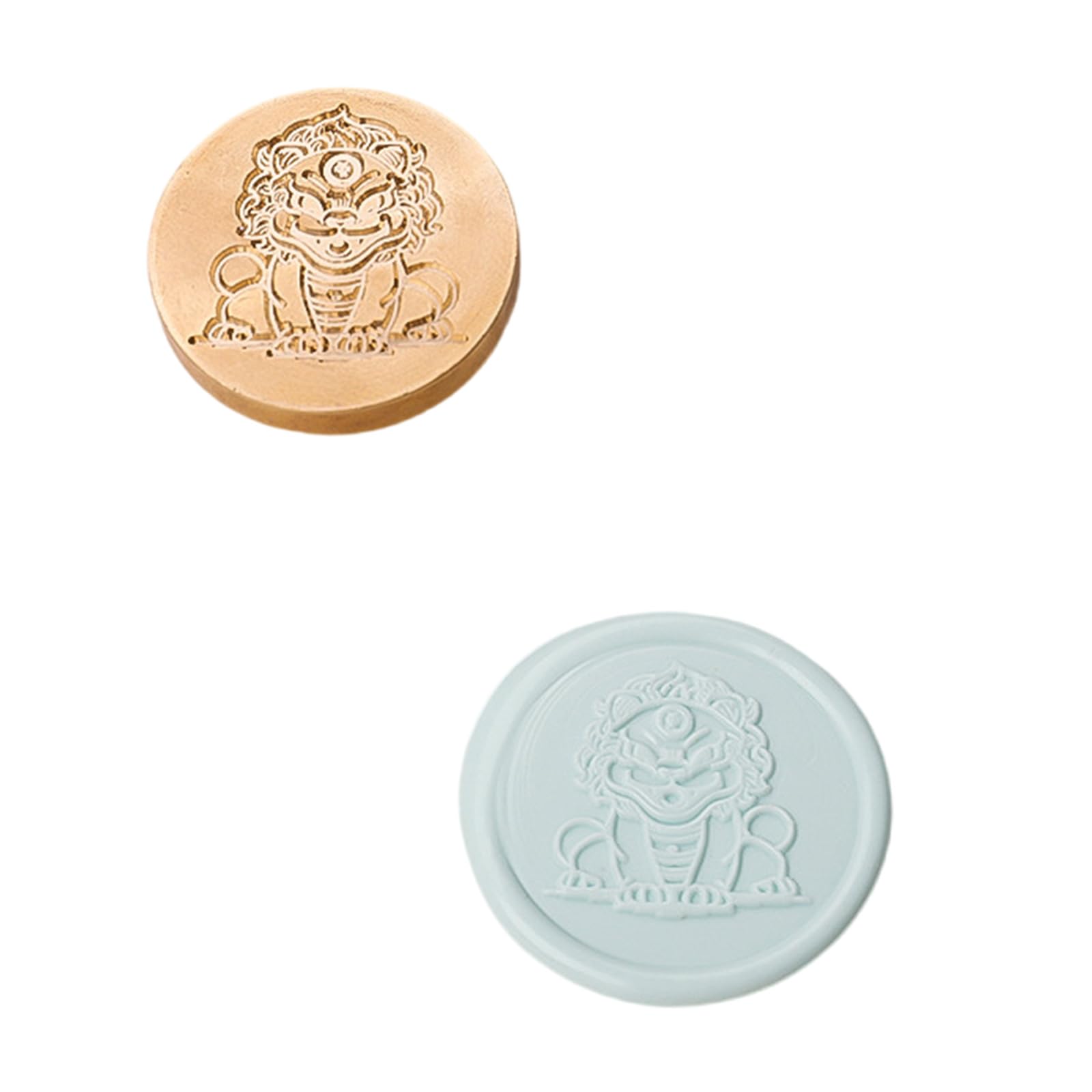 Jazuaiao Antique Embossed Seal Stamp Metal Seal Stamp Head for Scrapbooking Envelope Card Wedding Invitations Decoration for Letter