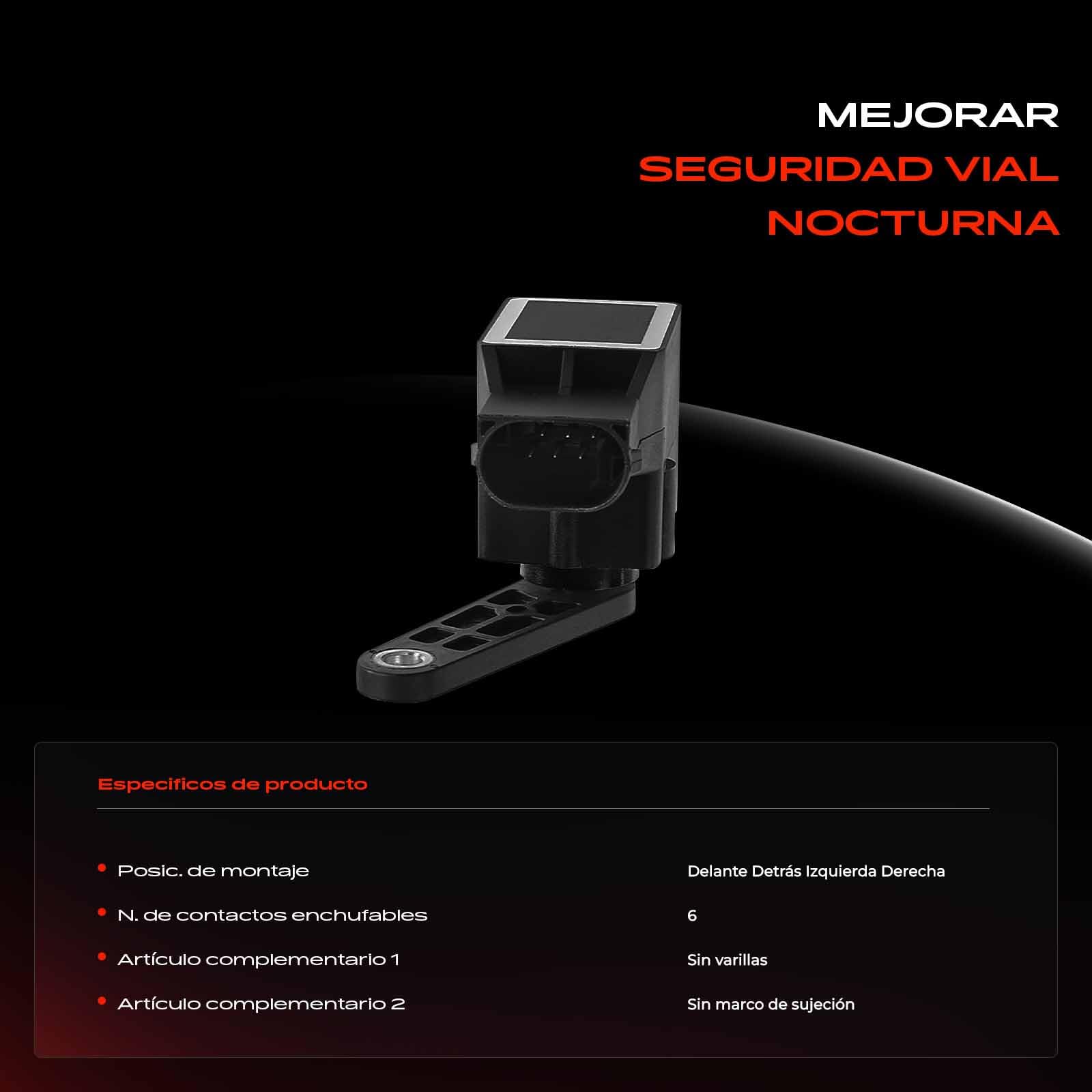 Frankberg Sensor de nivel Sensor de altura Compatible con X5 E53 3.0d 3.0i 4.4i 4.8is 4.6is 2000-2006 Replace# 37146755045,37146754921