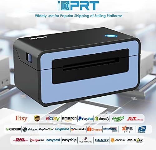 iDPRT Shipping Label Printer - SP410 Thermal Label Printer ...