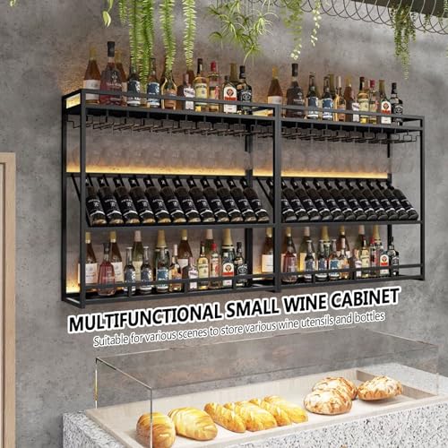 Porte-verres à vin de bar moderne pour libérer l'espace des buffets
