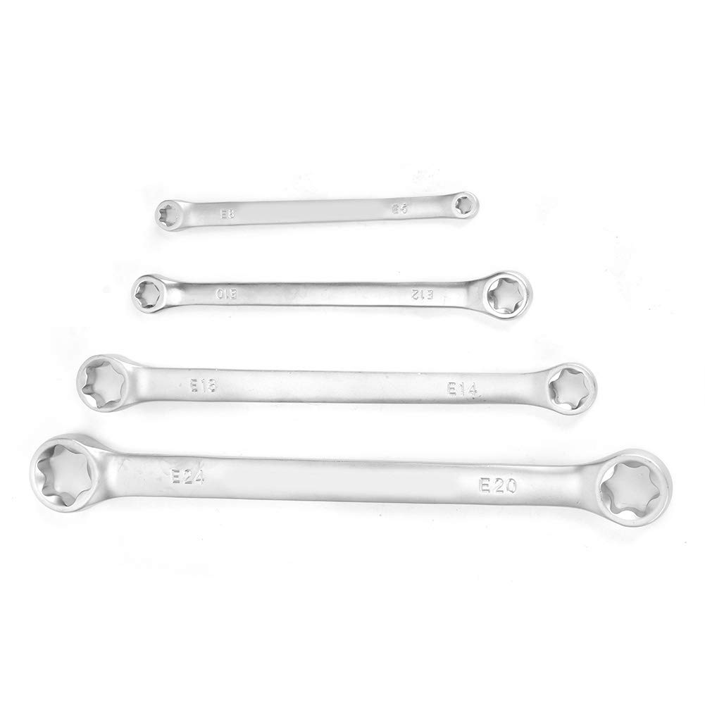 Clé hexagonale E-Torx double boîte en Cr-Mo ultra résistant pour couples de serrage élevés