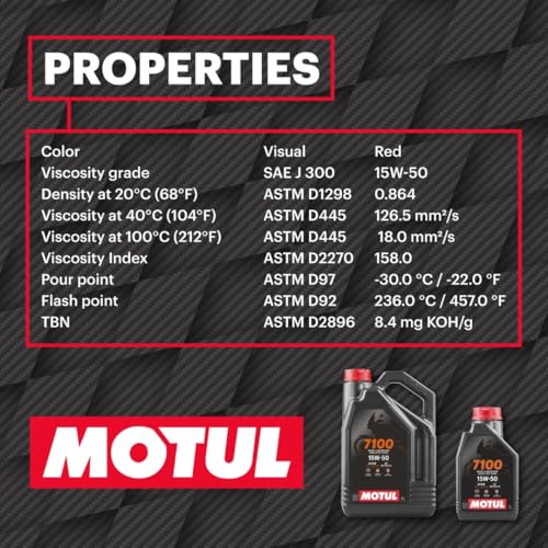 Motoröl 15W50 Motul 104299 7100 4T 4 Liter
