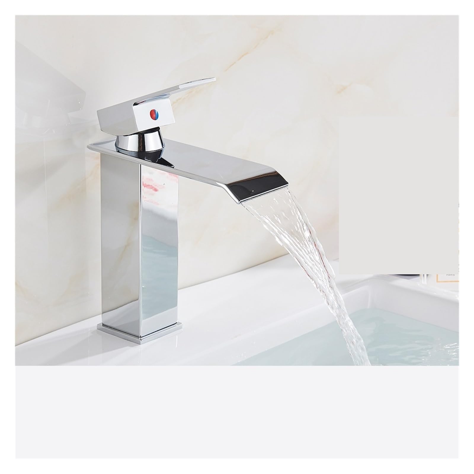 Grifo monomando de encimera para renovar el lavabo del baño