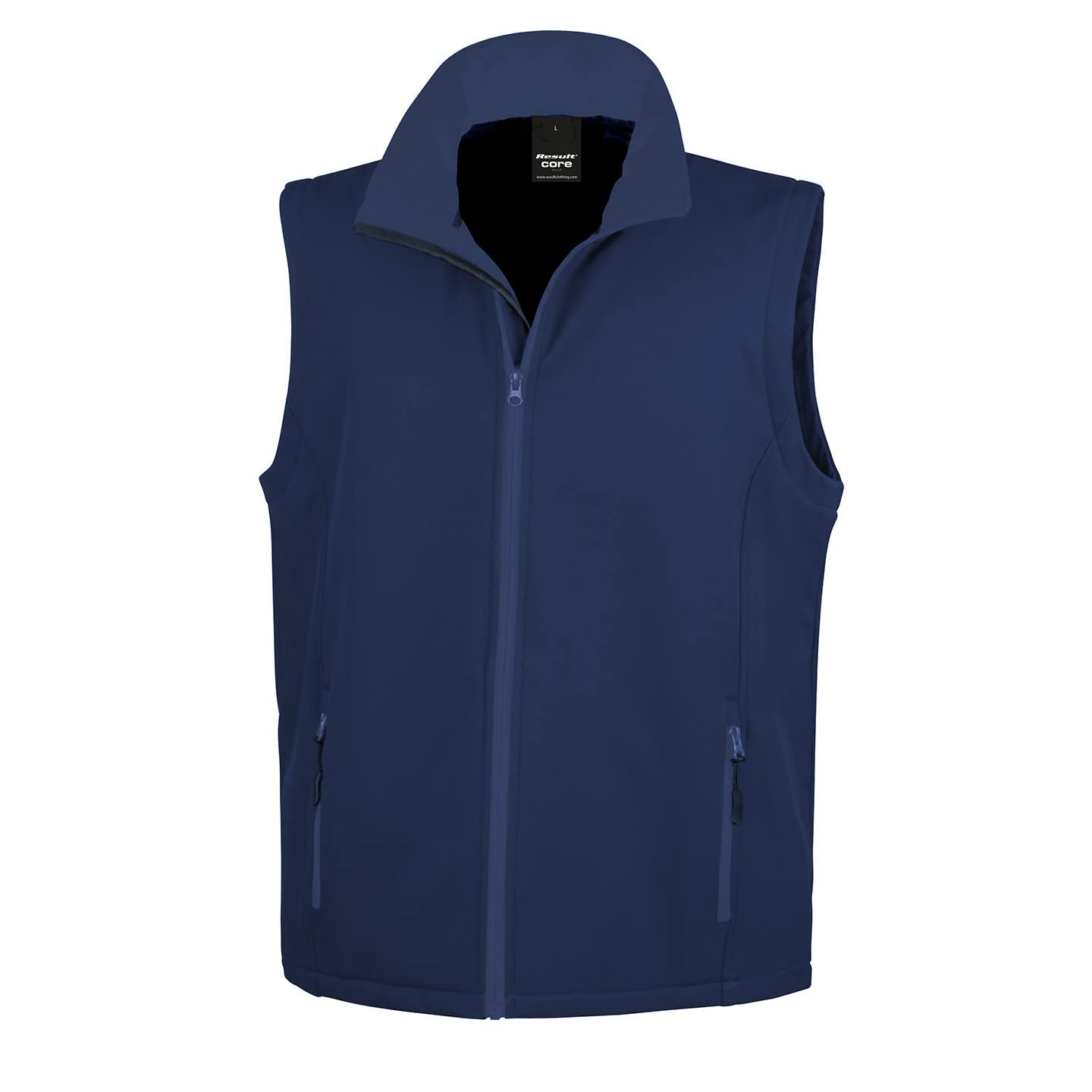 Result Mens Printable Softshell Body Warmer (3XL) (Navy)