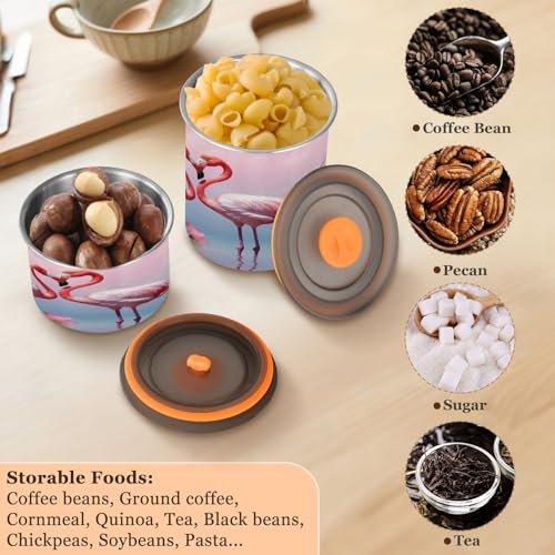 Envase de café ATTX 17oz acero inoxidable rosa miniatura 5
