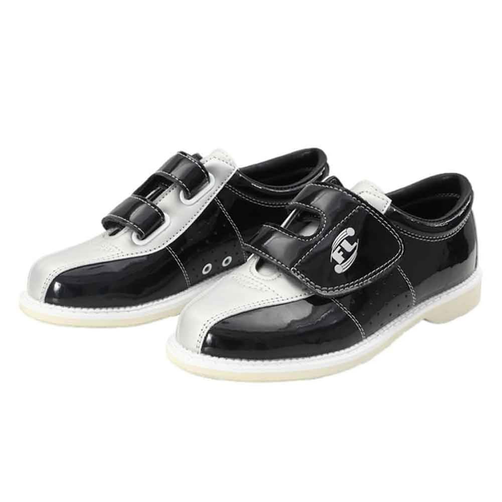 Hommes Bowling Sport Trainers, Cuir Résistant À l'eau Bols Baskets Arch Support Chaussures De Sport De Marche Légères