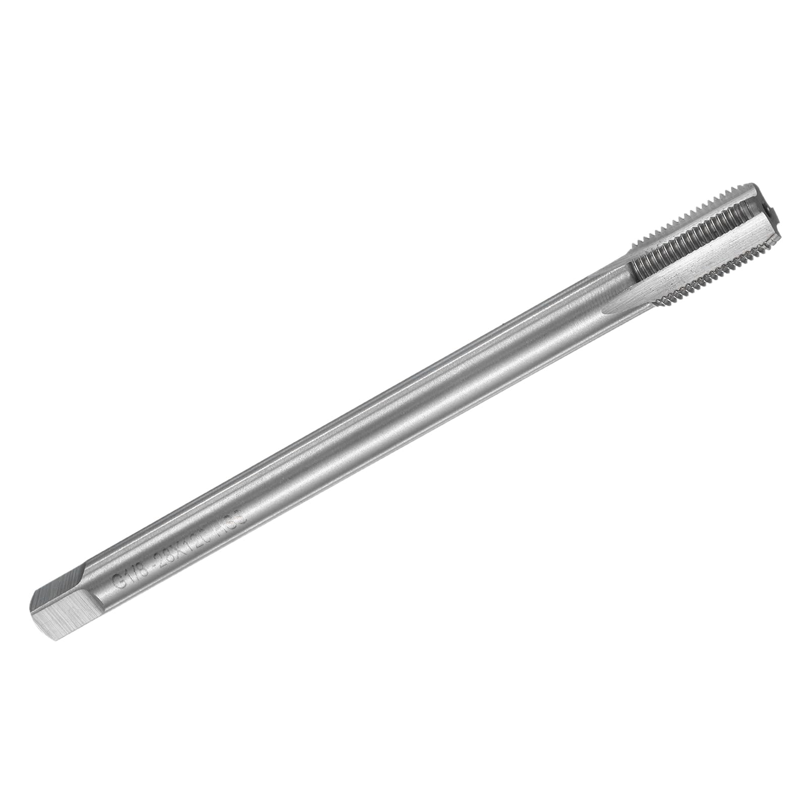 Taraud fileté G1/8-28 pour usinage de blocs moteurs et pièces de tuyauterie sur fraiseuse HSS
