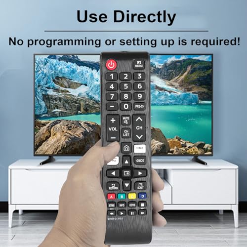 Image of BN59-01315J New Replaced Remote Control for Samsung Smart TV UN50TU7000F UN55TU7000F UN58TU7000F UN58TU700DF UN65TU7000F UN43TU7000F UN65TU700DF UN70TU7000F UN70TU700DF UN75TU7000F with Two Batteries
