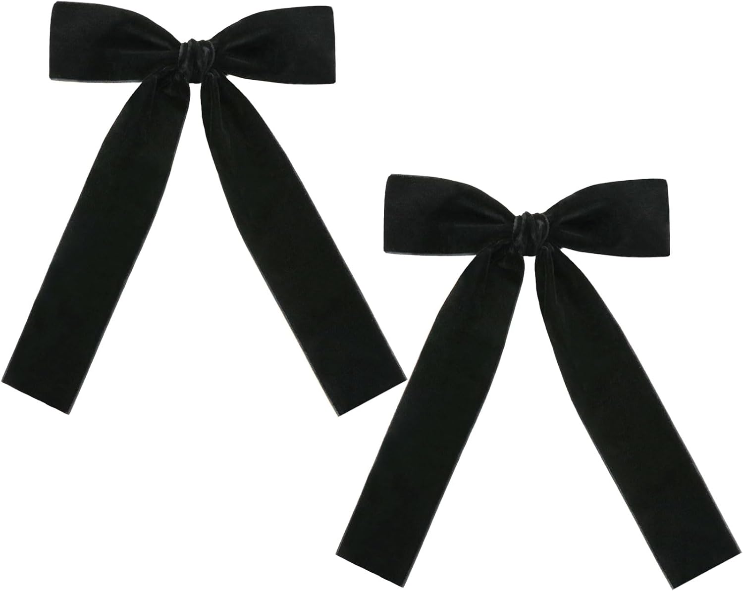 Luckyvestir Western Bow Tie, Black Western Tie Colonel Ribbon Tie Velvet String Bow Tie