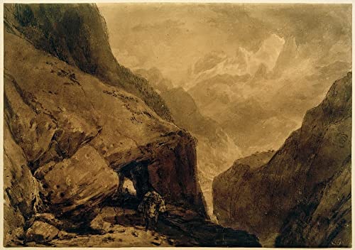Le Mont St Gothard affiche décorative grand format pour bureau moderne