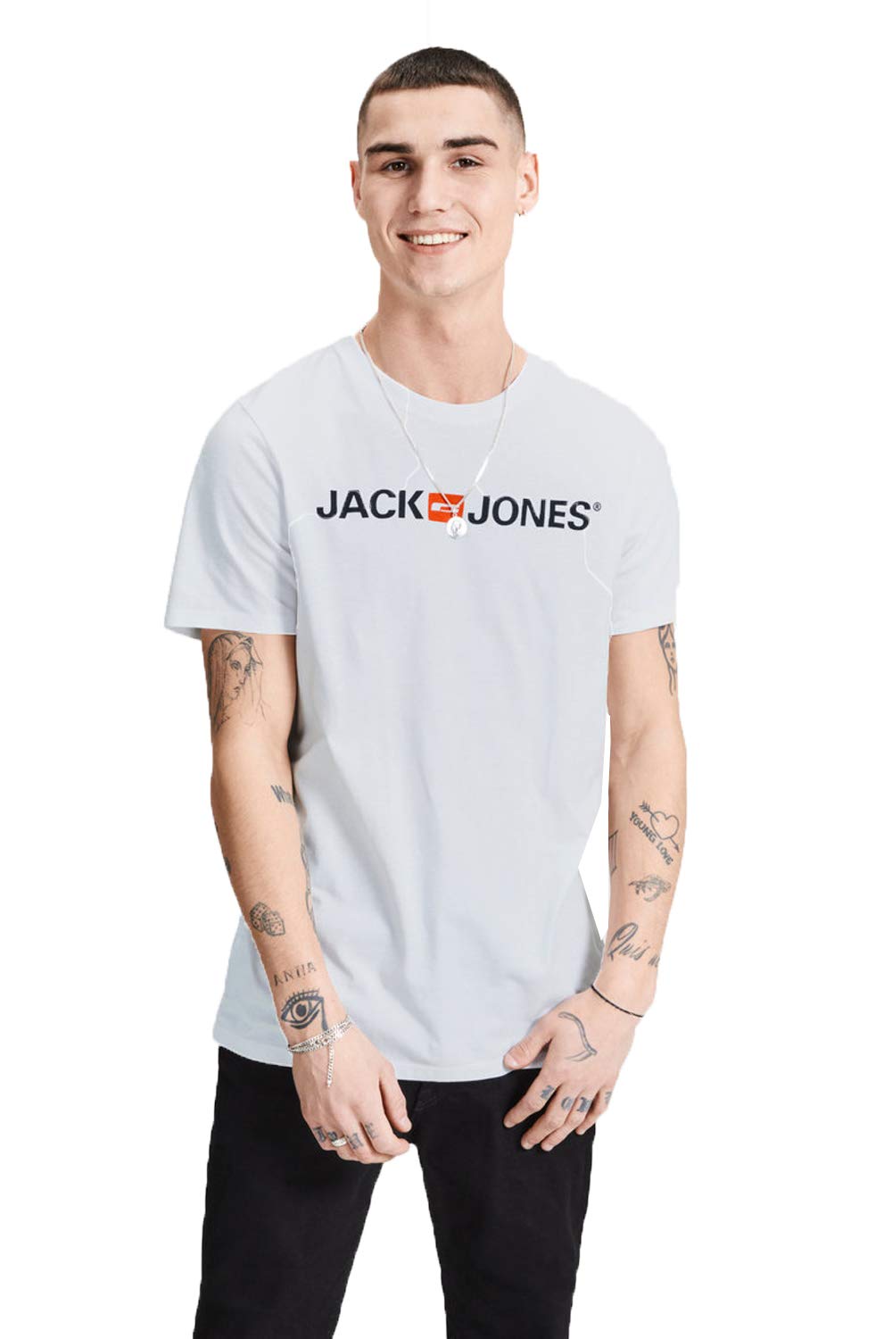 mens Jjecorp Logo Tee SS Crew Neck Noos Slim Fit T-Shirt T-Shirt (pack of 1)