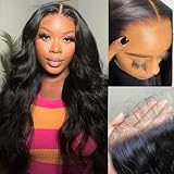 5x5 Hd Lace Closure Human Hair Body Wave Closure Invisible Skinlike Frontal Hd Lace Closure With Baby Hair 20 Inch Free part 5x5 Closure Human Hair Pre-Plucked Natural Hairline Natural Black 20inch