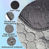 MOAZIFI Hundedecke Auto Wasserdicht 60 x 47 cm - Welpenunterlagen Waschbar, Antirutsch Hundematte für Sofa, Reisen und Training